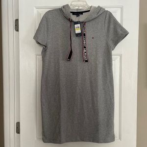 Tommy Hilfiger Logo Hoodie Dress - M